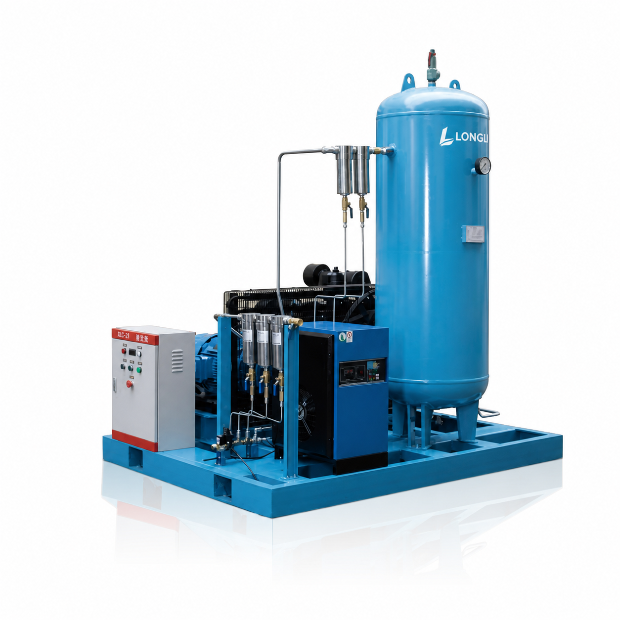 LCP Series High Pressure Piston Air Compressor for Fiber Laser Cutting